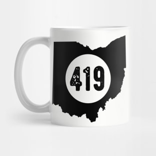 419 Area Code Ohio Mug